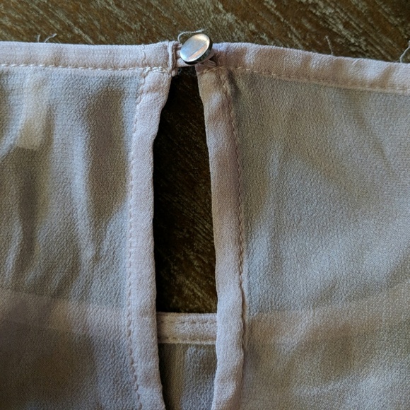 NWT Lucky Brand Sheer Long Sleeve Top - Picture 8 of 8